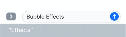 How to Use Bubble Effects on iOS 10
