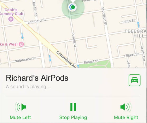 find my airpods