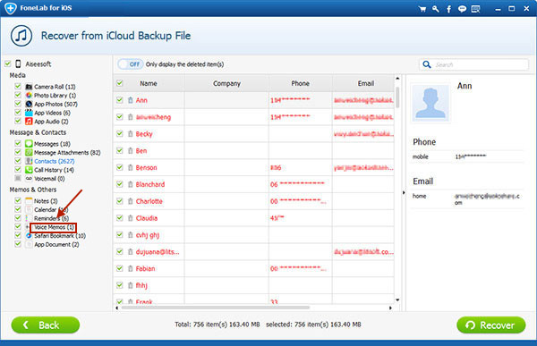 Get voice recordings off iCloud to computer
