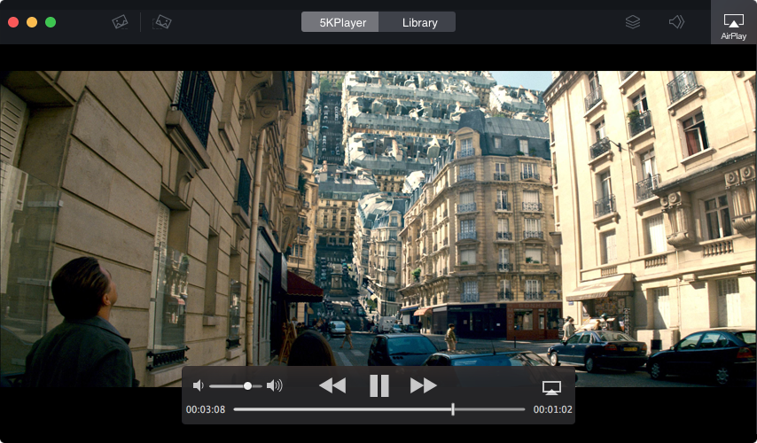 Play HD media file with 5K player