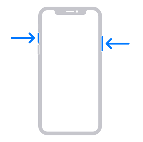 Take a screenshot on iPhone