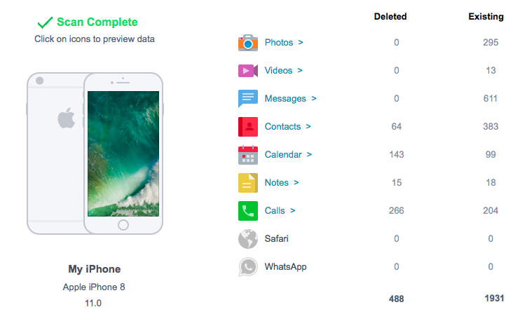 Enigma Recovery Review - Scan deleted data from my iPhone 8