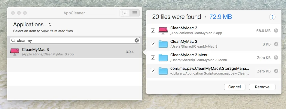 Free App Uninstaller for Mac – AppCleaner