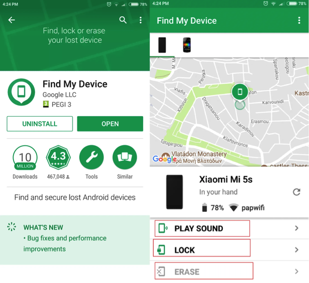 Android device manager