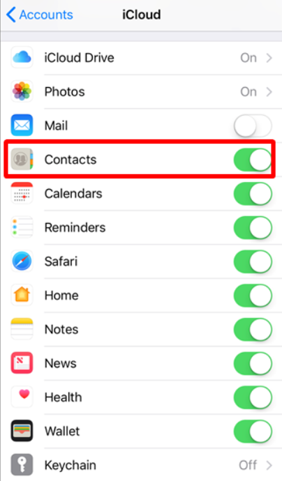 Delete Read-Only Contacts from iPhone