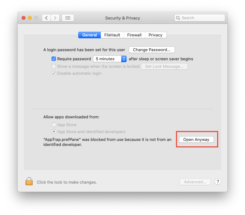 Open blocked install file on Mac computer
